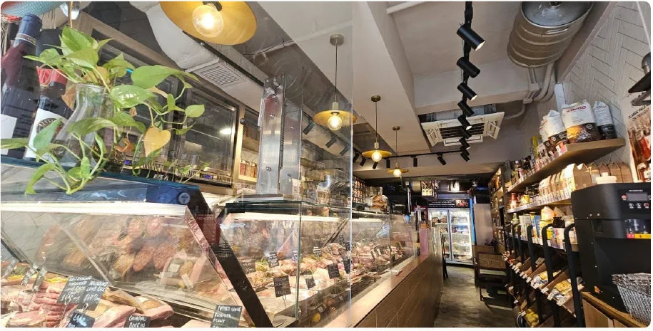 特色食品及肉店內部